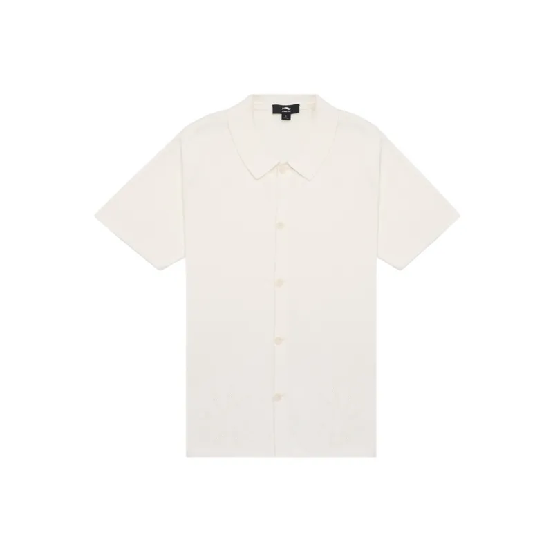 LI NING 1990 Polo Shirts Men Ecru-0