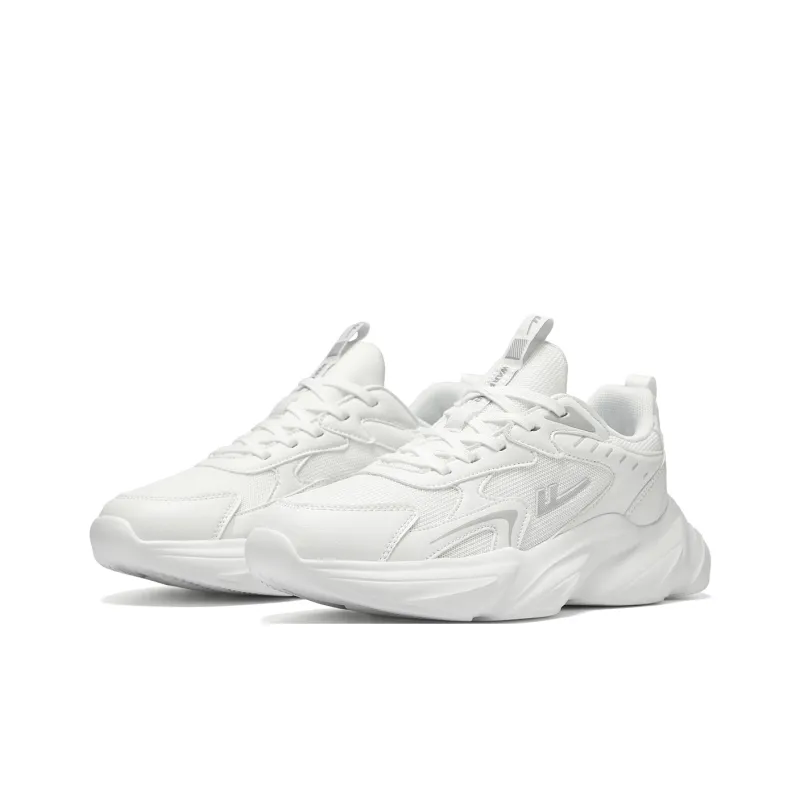WARRIOR Chunky Sneakers Men Low Top White/Black/Gray-1