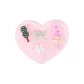 Pink Heart Hair Clip ~ DIYable