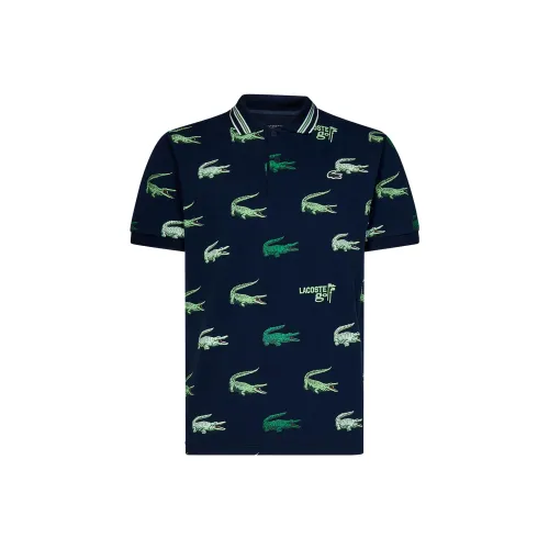 LACOSTE Polo Shirts Men Dark Blue