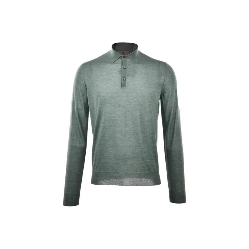 CORNELIANI Polo Shirt Men's Light Green-0