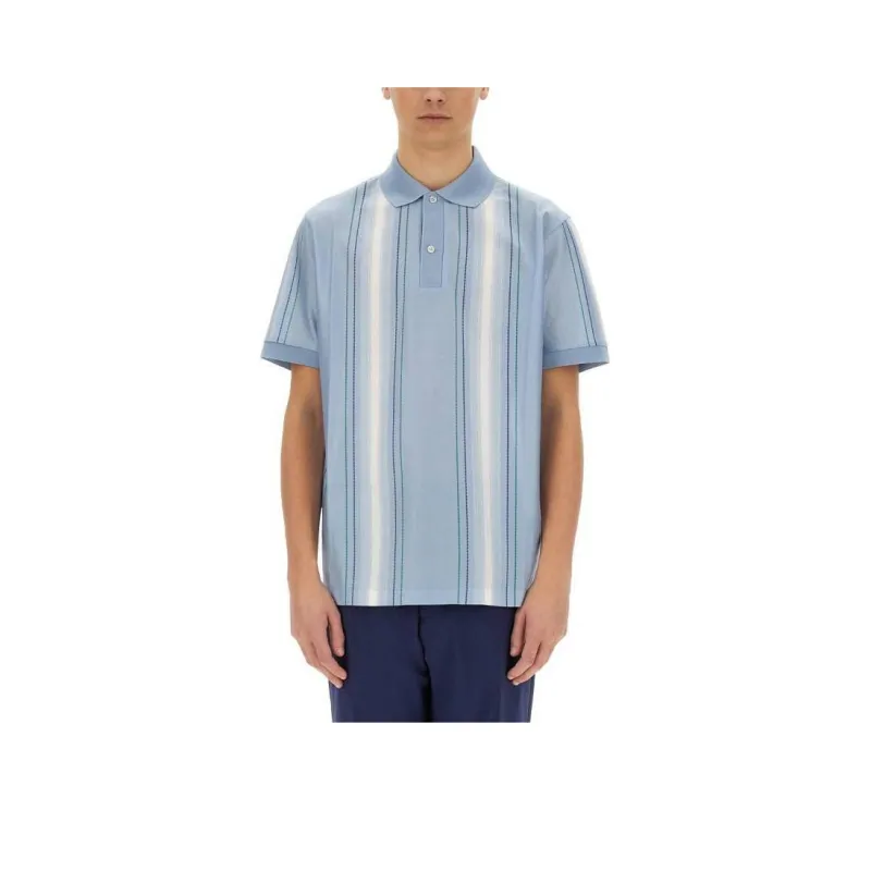 Paul Smith Short Sleeved Striped Polo Shirt-0