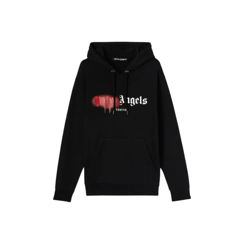 PALM ANGELS Tokyo Sprayed Hoodie-0