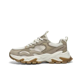 JEEP SPIRIT Chunky Sneakers Men Low Top Amber Brown