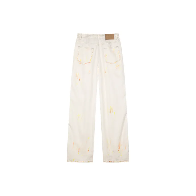 UOOYAA Jeans Women's White-1