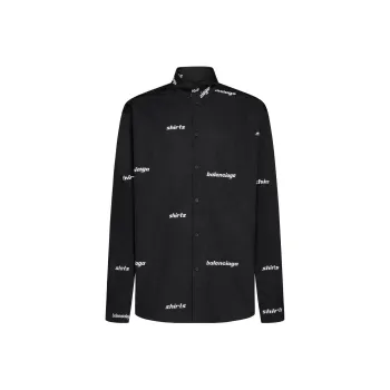 Balenciaga SS23 Shirt Regular Fit Men's Black