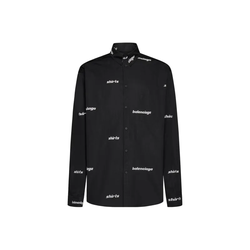 Balenciaga SS23 Shirt Regular Fit Men's Black-0