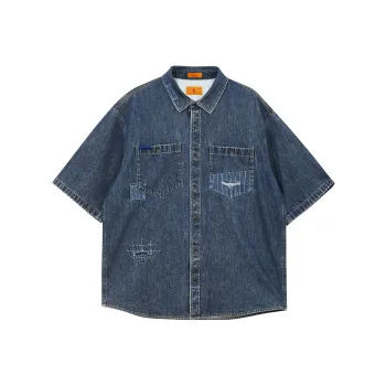 JACK&JONES Shirts Unisex Medium Denim Blue E42