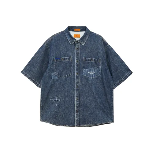 JACK&JONES Shirts Unisex Medium Denim Blue E42