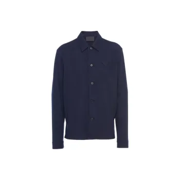 PRADA Shirts Men Blue