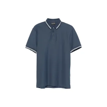 EMPORIO ARMANI Placed Logo Polo Shirt