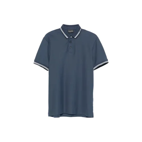 EMPORIO ARMANI Placed Logo Polo Shirt