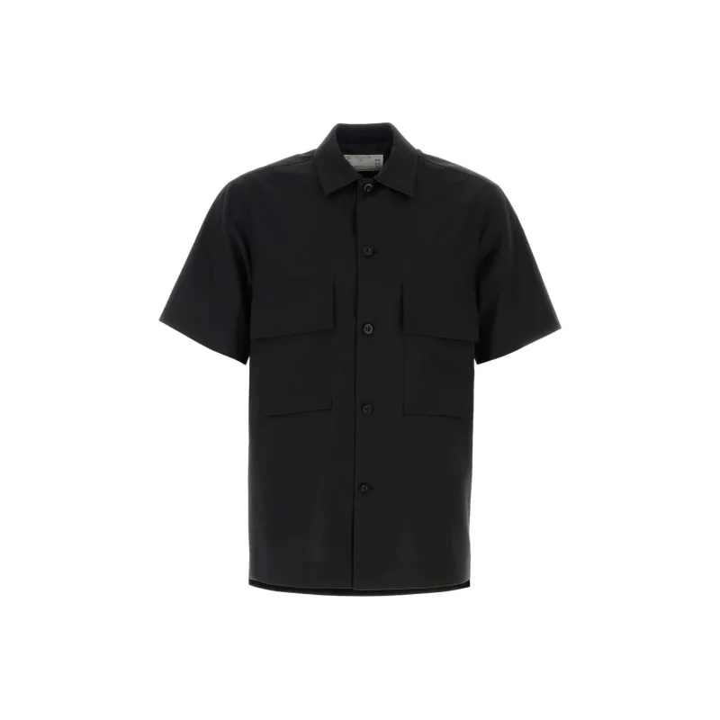 Sacai Short Saleeved Pocket Detailed Shirt-0
