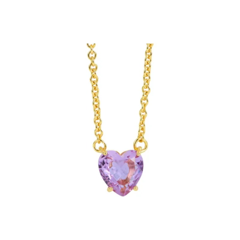 LES NEREIDES Gold Plated Necklaces Women's Purple-0