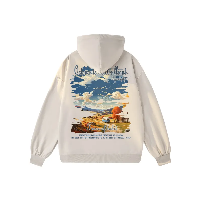 Small Columns Under The Sea Hoodie Unisex-12