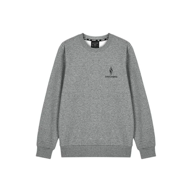 Skechers Diamond Series Sweatshirt Unisex Medium Heather Gray-0