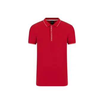 ARMANI EXCHANGEAE SS23 Polo Shirt Men's Red