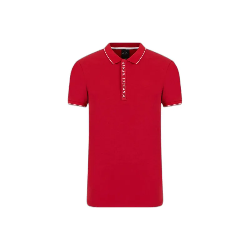 ARMANI EXCHANGEAE SS23 Polo Shirt Men's Red-0