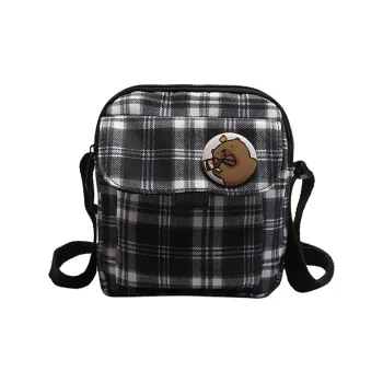 Barang Bear Nylon Crossbody Bag Women's Multicolor