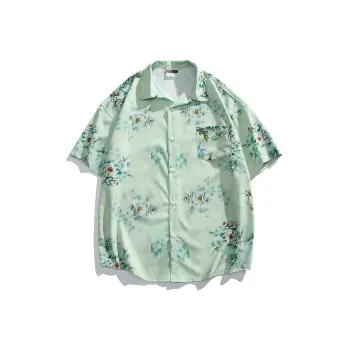 Izex Shirt Summer Unisex Meizhou Island Green