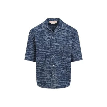MARNI Pencil Logo Western Shirt