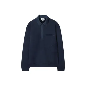 COS Polo Shirts Men Navy Blue