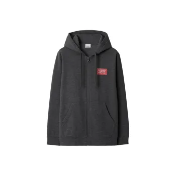 Burberry Hove Logo Print Zip Hoodie