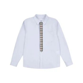 Safarispot ROUX BASE SCHOOL TIE SHIRTS Shirt Men's Sky Blue