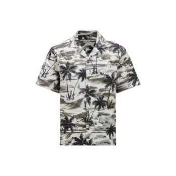 Moncler Graphic Printed Short Sleeved Shirt