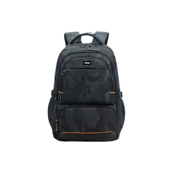 Jeep Oxford Backpack Men's Camouflage Black