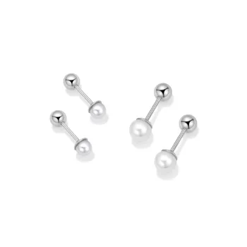 LNIEER Medical Titanium Steel Stud Earrings Women's