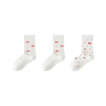 Cotton Gene Mid Calf Socks Women's Combo Set