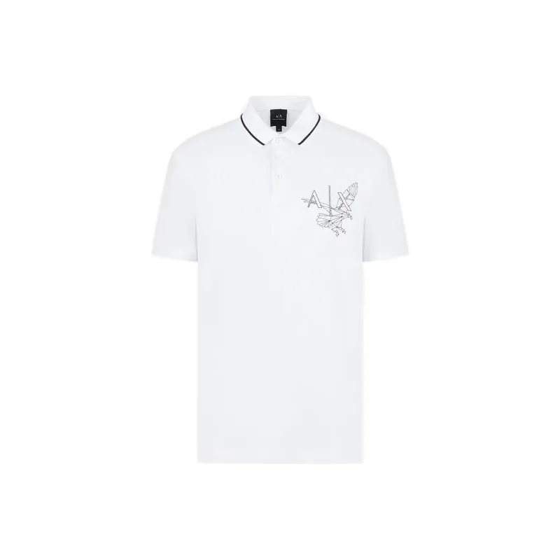 ARMANI EXCHANGE Polo Shirts Men White-0