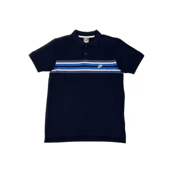 Nike Polo Shirts Men Navy Blue