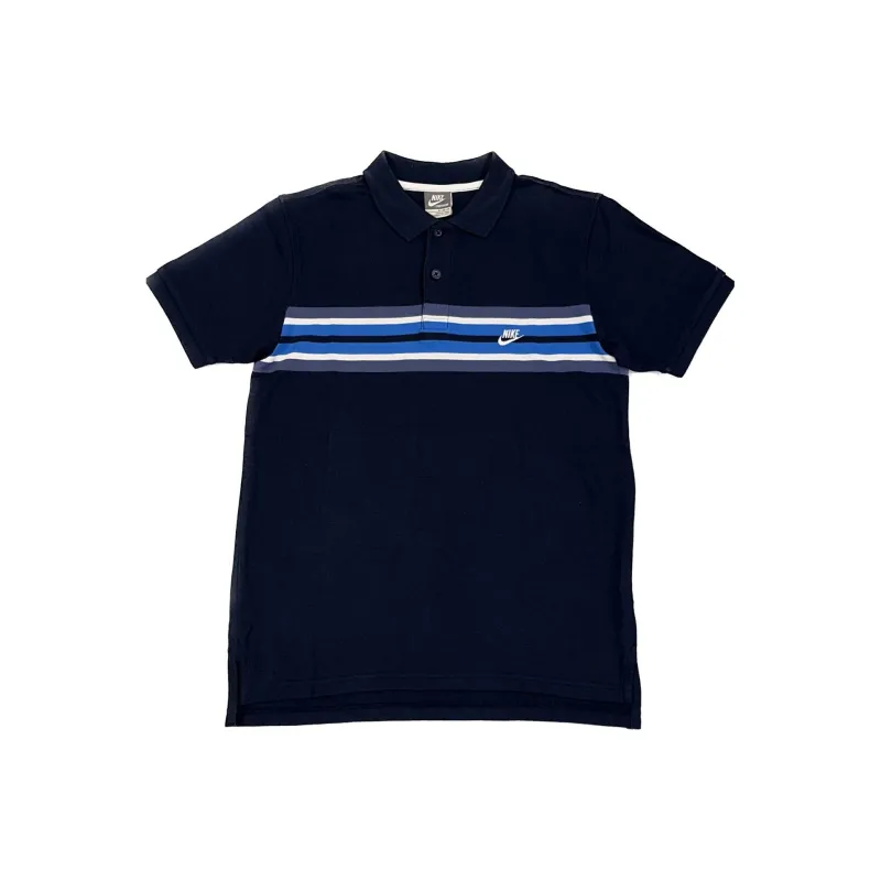 Nike Polo Shirts Men Navy Blue-0