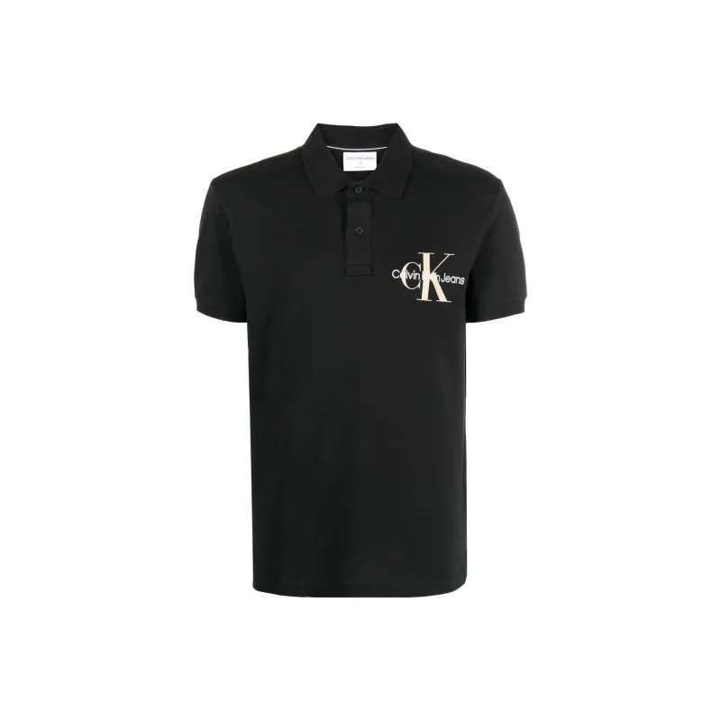 CALVIN KLEIN Polo Shirt Men's Black-0
