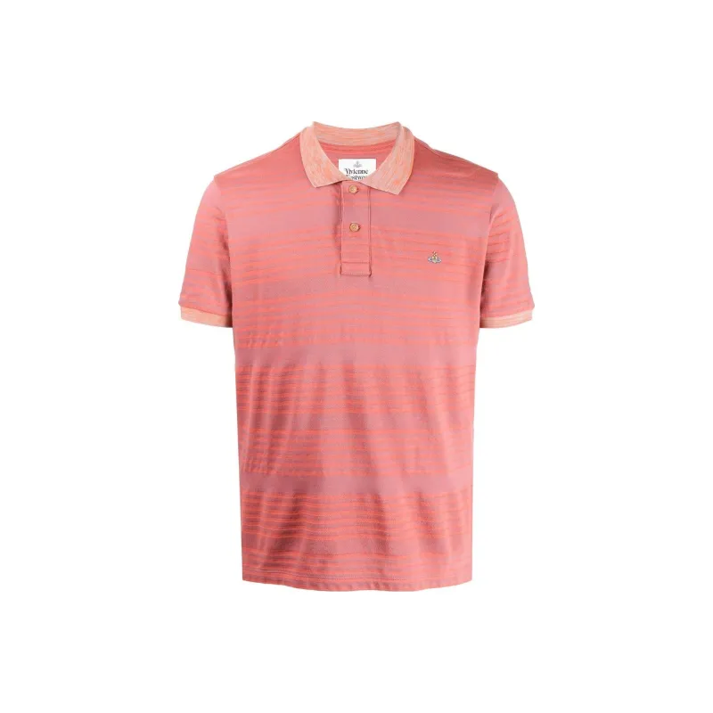 Vivienne Westwood Polo Shirts Men Pink-0