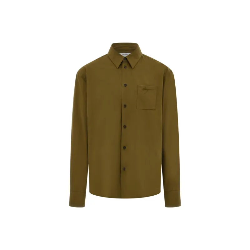 Ferragamo Long Sleeved Buttoned Shirt-0