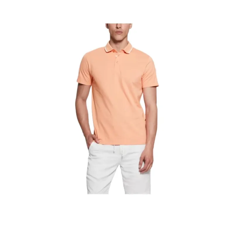 GUESS Polo Shirts Men Orange-0