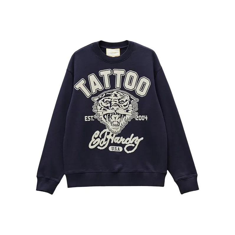 Ed Hardy Sweatshirt Men's Midnight Blue-0