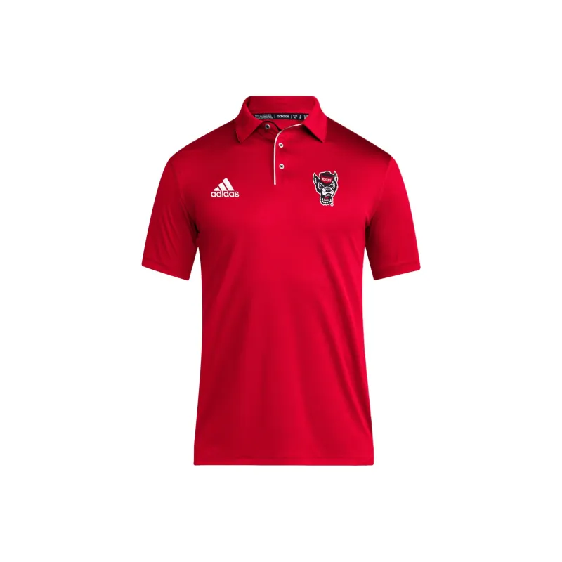Adidas Free Shipping With AdiClub Nc State Coach Fashion Short Sleeve Polo Shirt-0
