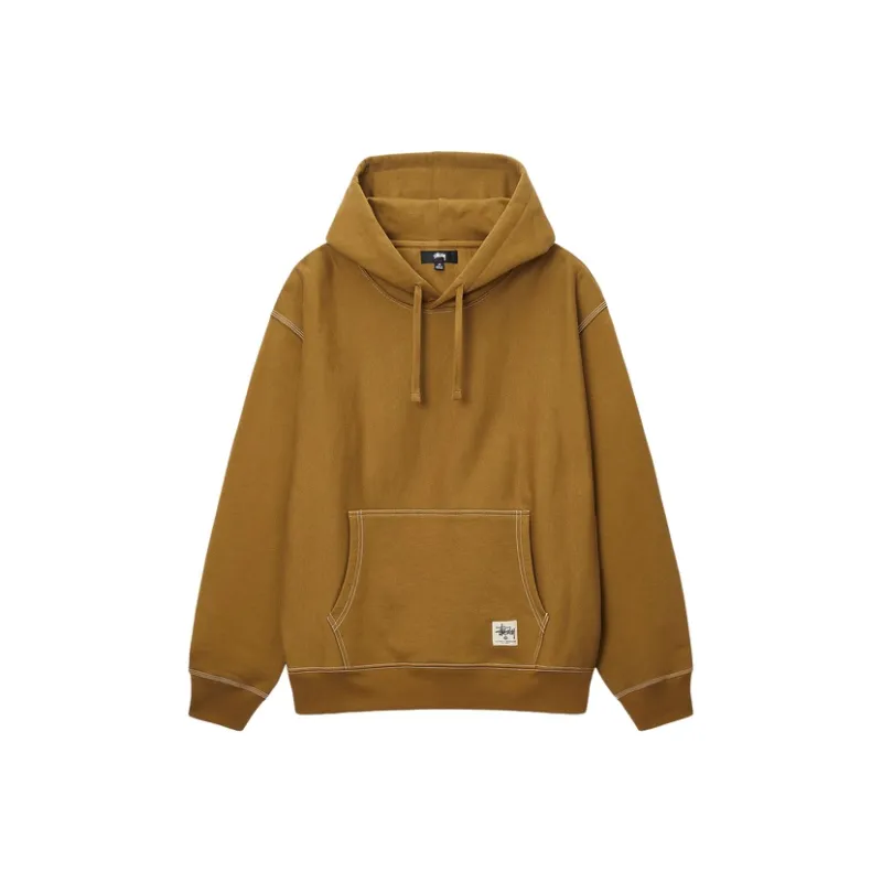 Stussy Contrast Stitch Label Hoodie-0