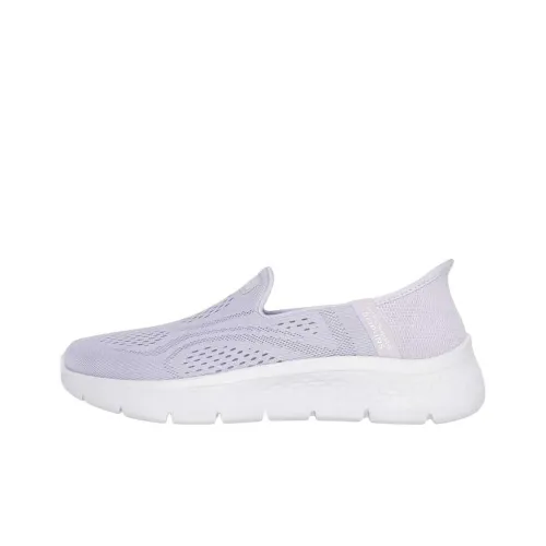 Skechers Go Walk Fle Low Top Casual Shoes Women's Light Purple
