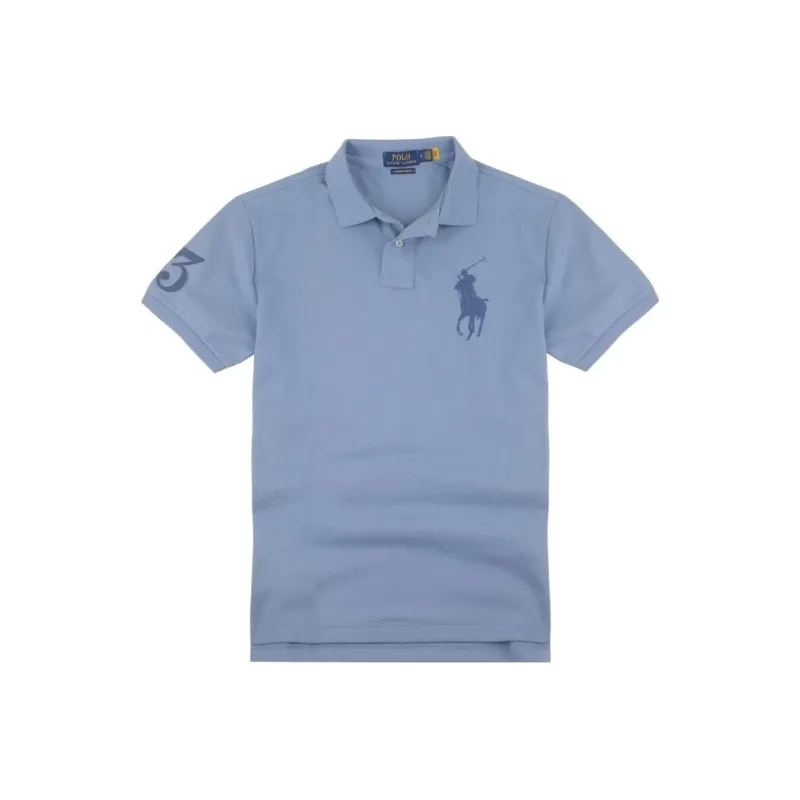 Polo Ralph Lauren SS23 Polo Shirt Men's Light Blue-0