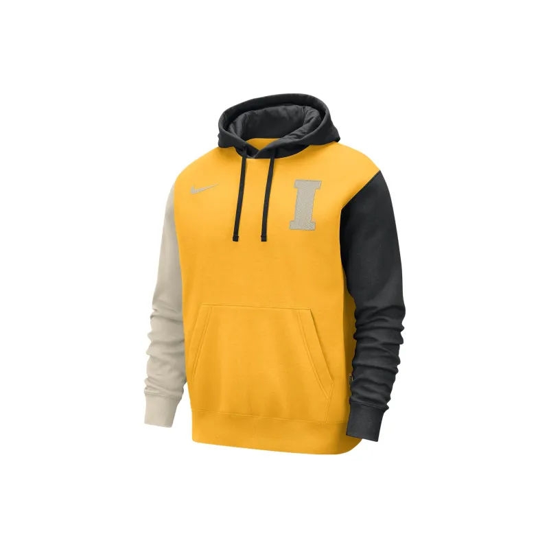 Nike Iowa Club Fleece Sweatshirt Men's Yellow-0