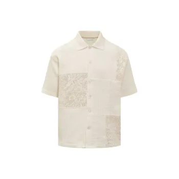 DROLE DE MONSIEUR Patchwork Cotton Shirt