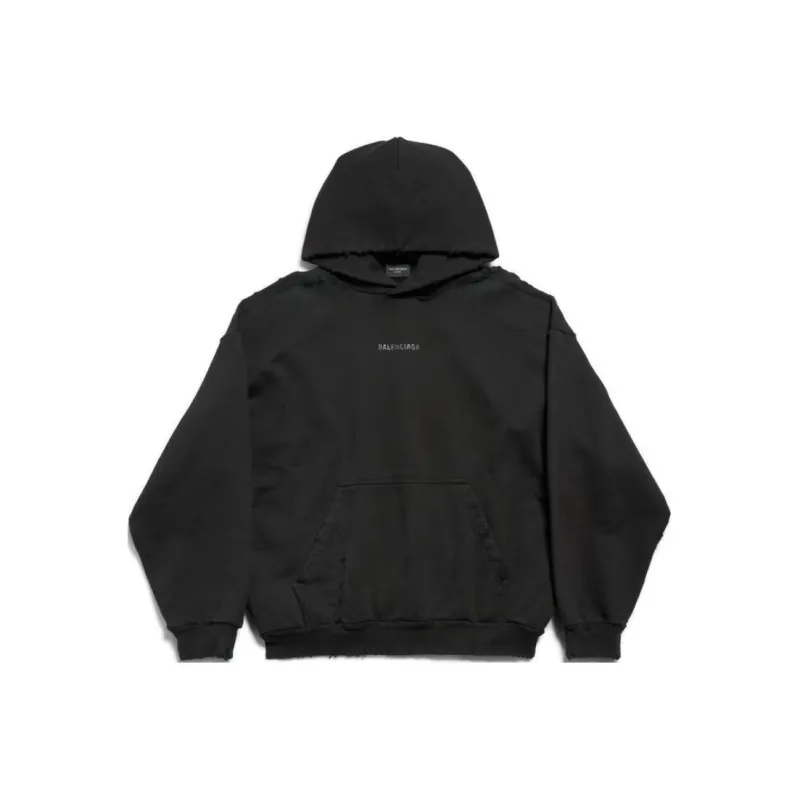 Balenciaga Crystal Logo Hoodie-0