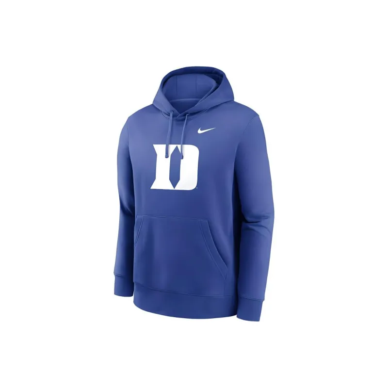Nike Duke Blue Devils Primetime Evergreen Club Primary Logo Men's Nike College Pullover Hoodie-0