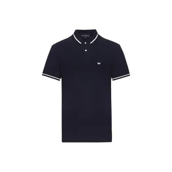 EMPORIO ARMANI Polo Shirts Men Dark Blue
