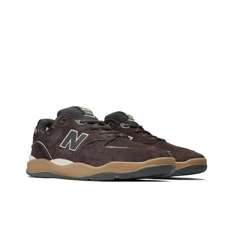 New Balance NB Numeric Tiago Lemos 1010 Anti Slip Wear Resistant Low Top Skateboard Shoes Unisex Brown-2